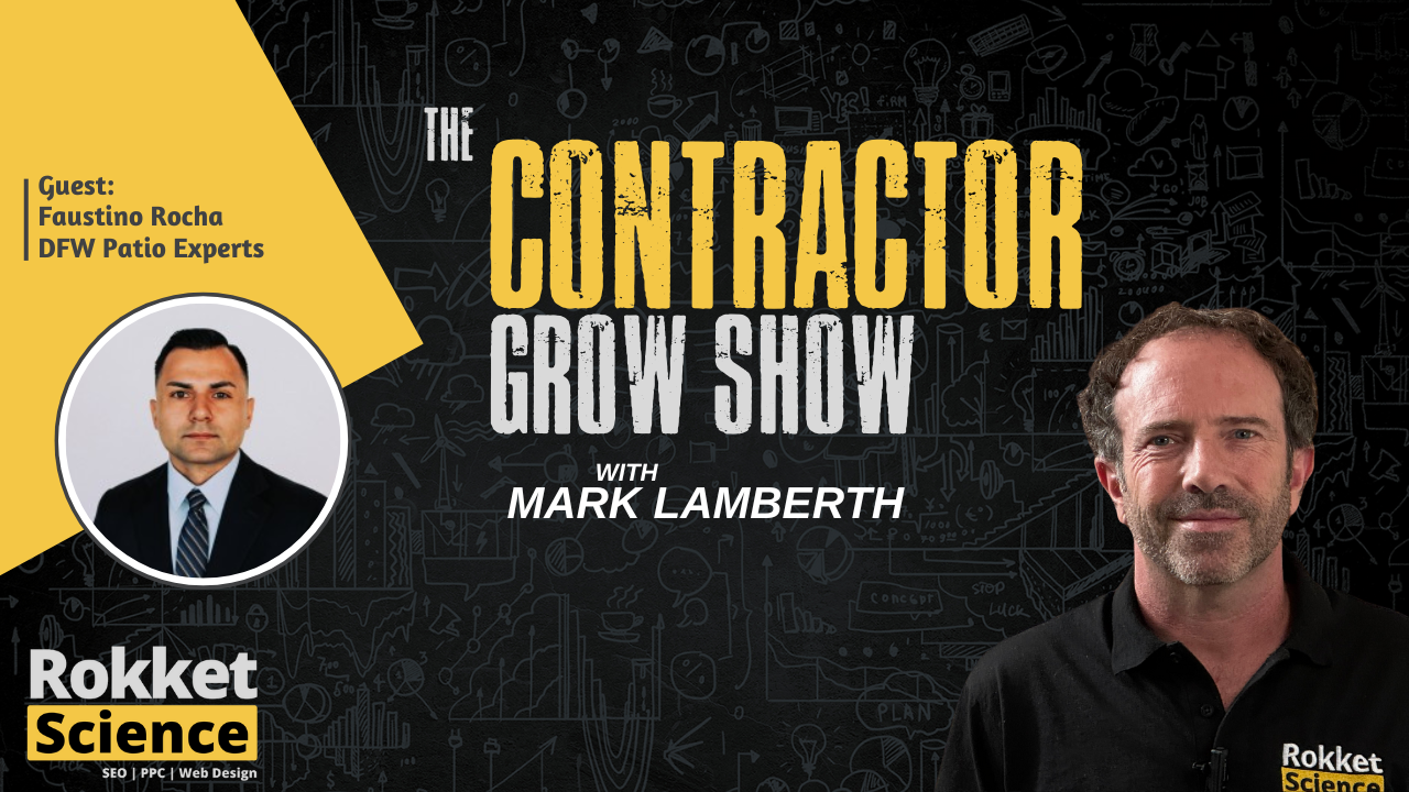 Faustino Rocha of DFW Patio Experts standing in front of a custom-built patio project in Dallas, Texas.