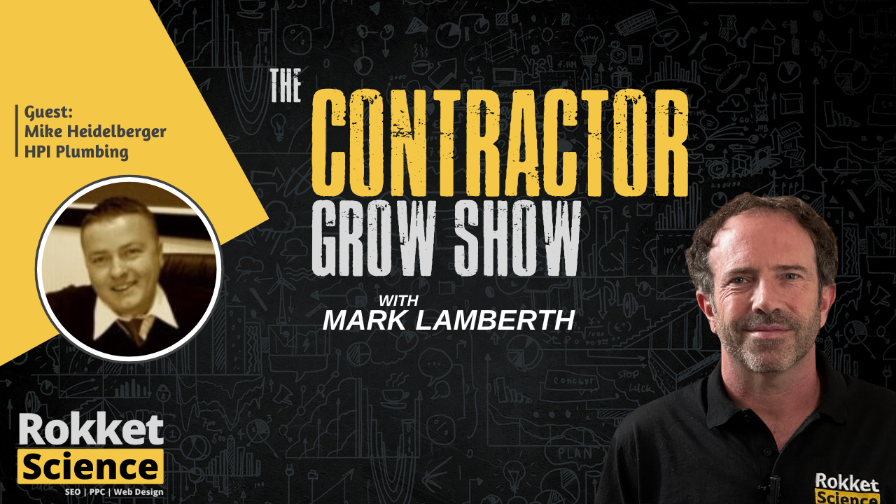Mike Heidelberger from HPI Plumbing shares contractor marketing insights during podcast interview