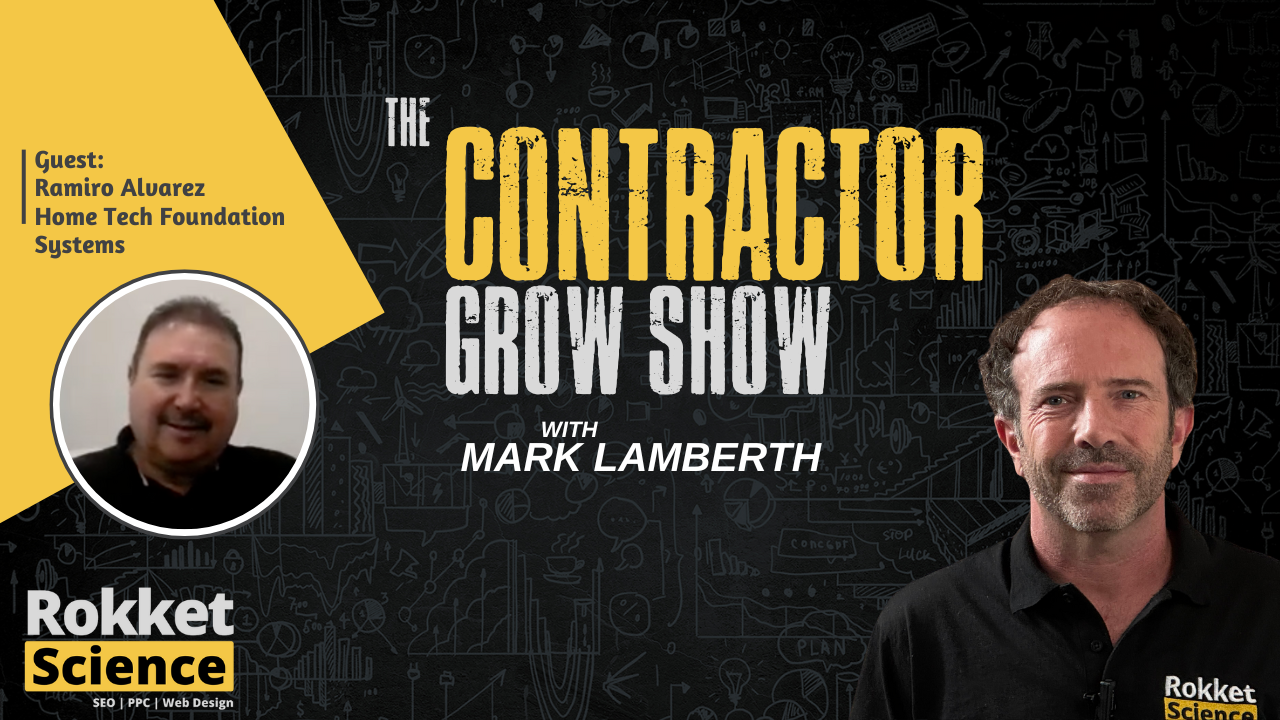 Ramiro Alvarez of Home Tech Foundations speaking on a podcast about contractor marketing strategies.