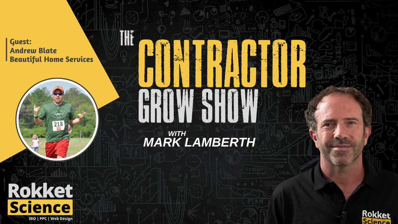 Andrew Blate of Beautiful Home Services sharing insights on leadership and remodeling success during a podcast interview.